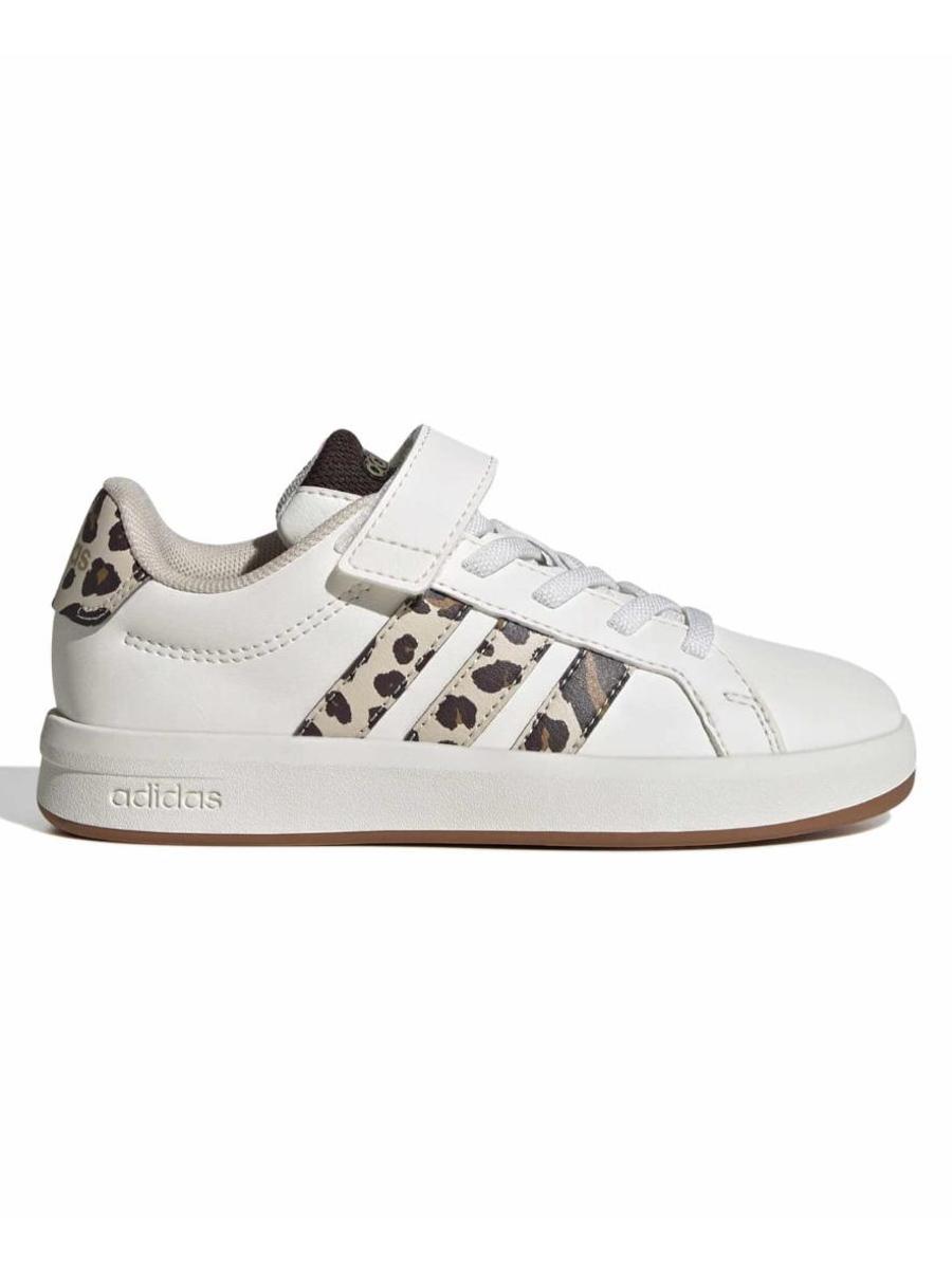 Zapatilla Adidas Grand Court 3 Print Crema