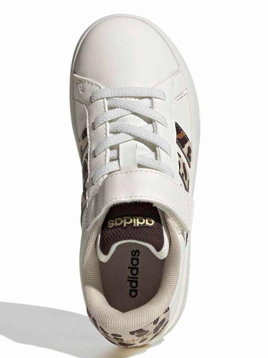 Zapatilla Adidas Grand Court 3 Print Crema