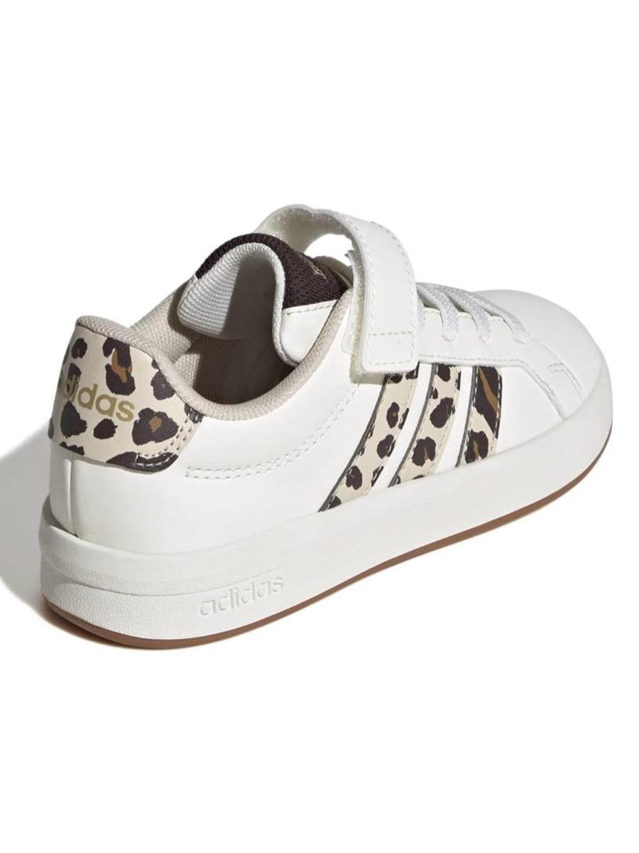 Zapatilla Adidas Grand Court 3 Print Crema