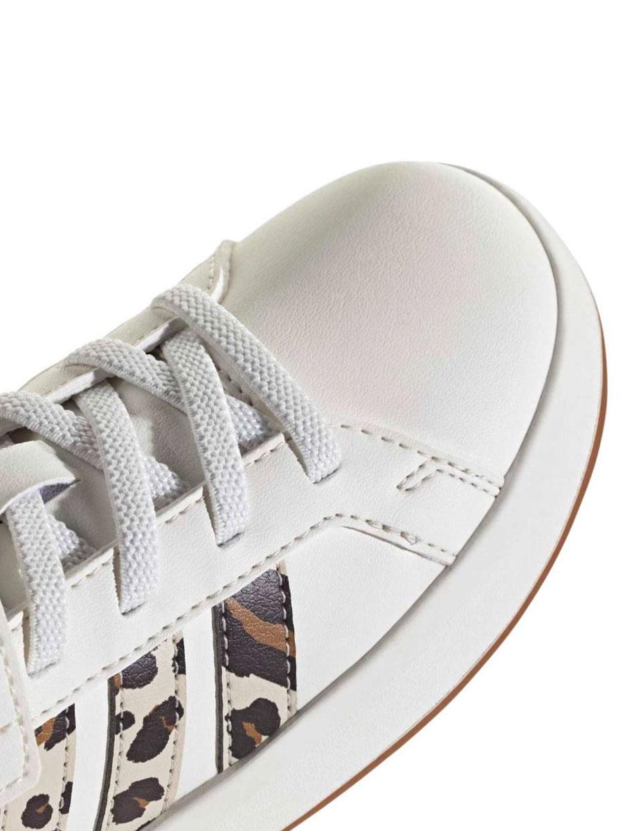 Zapatilla Adidas Grand Court 3 Print Crema