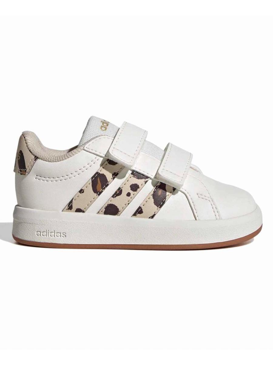 Zapatilla Adidas Grand Court 3 Print Crema