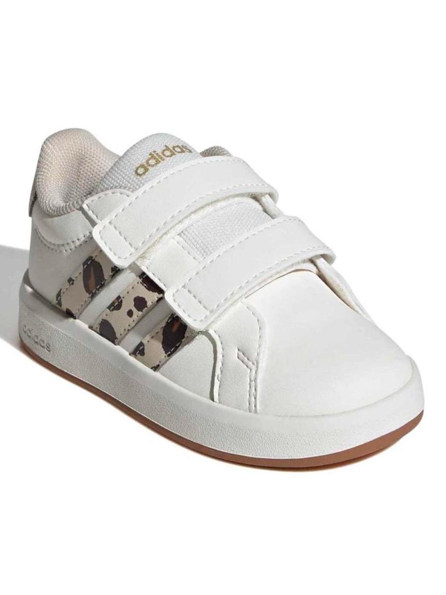 Zapatilla Adidas Grand Court 3 Print Crema