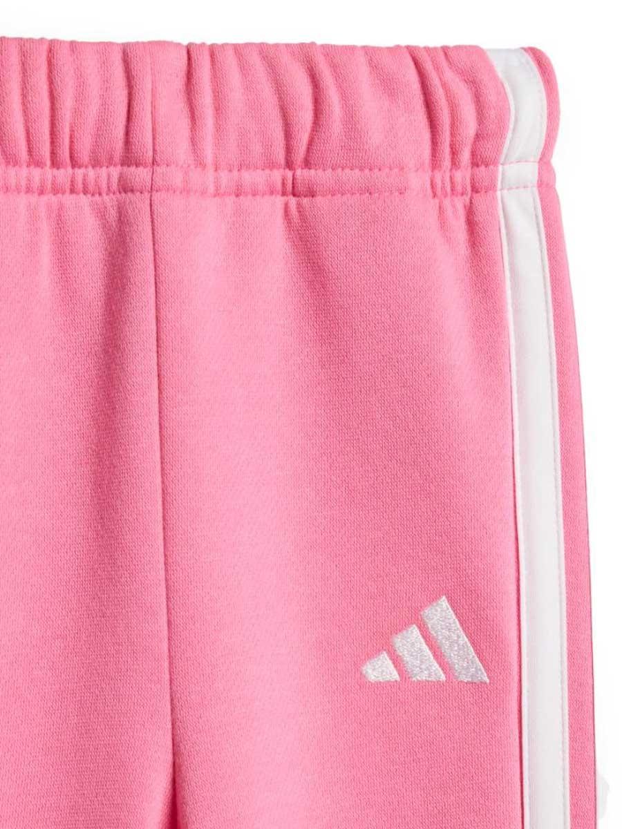 Chandal Adidas 3S FL Rosa Bebe