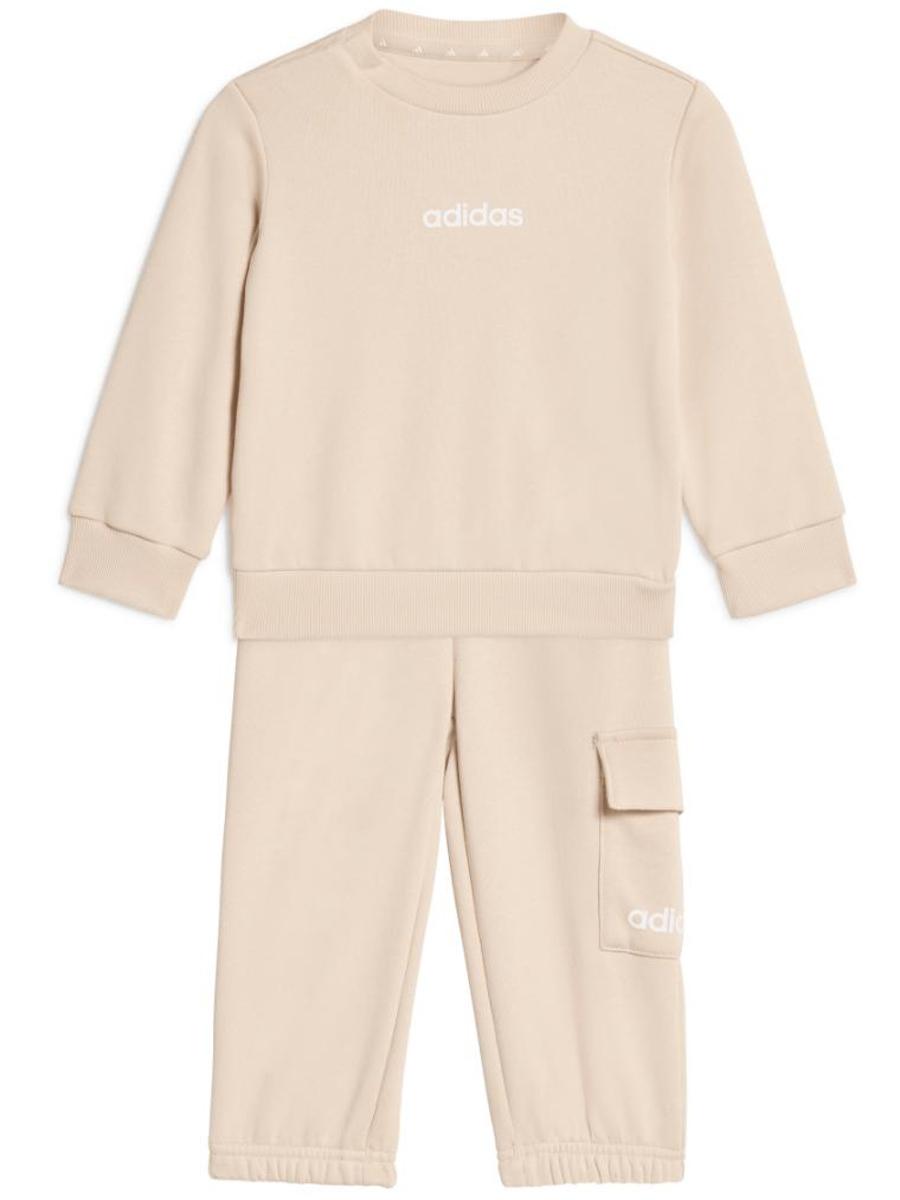 Chandal Adidas Linear FL Beige Bebe