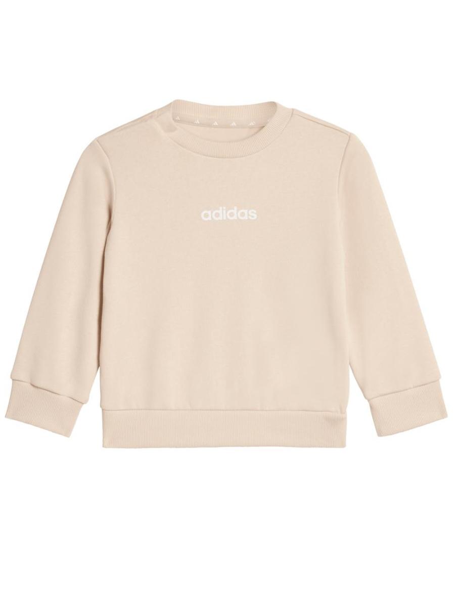 Chandal Adidas Linear FL Beige Bebe
