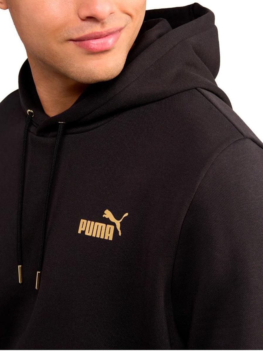 Sudadera Puma Max Metallic FL M Negro/Oro